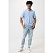 Iqoniq Yosemite Piqué-Poloshirt aus recycelter Baumwolle, sky blue, XXS