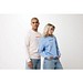 Iqoniq Etosha Lightweight Sweater aus recycelter Baumwolle, sky blue, XXS