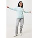 Iqoniq Etosha Lightweight Sweater aus recycelter Baumwolle, crushed mint, XXL