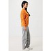 Iqoniq Etosha Lightweight Sweater aus recycelter Baumwolle, orange, XXL