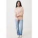 Iqoniq Yoho Relax-Hoodie aus recycelter Baumwolle, peach nectar, XS