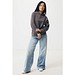 Iqoniq Yengo Hoodie mit Seitentaschen aus rec. Baumwolle, anthrazit, L