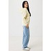 Iqoniq Yengo Hoodie mit Seitentaschen aus rec. Baumwolle, cream yellow, XXS