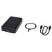 Acrab 15 W 10.000 mAh magnetische kabellose Powerbank mit 20 W PD aus recyceltem Kunststoff, schwarz