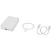Acrab 15 W 10.000 mAh magnetische kabellose Powerbank mit 20 W PD aus recyceltem Kunststoff, weiss
