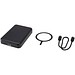 Acrab 15 W 5.000 mAh magnetische kabellose Powerbank mit 20 W PD aus recyceltem Kunststoff, schwarz