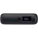 Acrux 35 W 10.000 mAh Tablet Powerbank mit integriertem Typ-C-Kabel aus recyceltem Kunststoff, schwarz