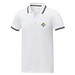 Amarago Polo mit abgesetztem Rand für Herren, weiss, XL