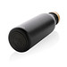 Avira Alcor 600ml Wasserflasche aus RCS rec. Stainless-Steel, schwarz