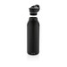 Avira Ara RCS Re-Steel Fliptop Wasserflasche 500ml, schwarz