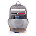 Bobby Soft, Anti-Diebstahl-Rucksack, braun