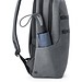 BROOKLYN. Wasserdichter Laptop-Rucksack 15'' aus 2Tone-Nylon, Hellgrau