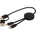 Citala 30 cm 5-in-1 Kabel aus recyceltem Kunststoff für Datenübertragung und 27W Schnellladung, schwarz