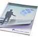 Desk-Mate® A5 Notizbuch mit Kunststoff Cover und Spiralbindung, weiß, 50 pages