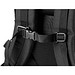 EDINBURGH BPACK. Rucksack im Militärstil aus 600D HD recyceltem Polyester und Innenfutter aus 210D recyceltem Polyester 17.3“, Schwarz