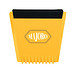 Eiskratzer Logo, standard-gelb