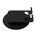 Faltbarer Stahl-Telefonhalter DESK MASTER,schwarz