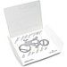 Geschenkartikel: ROMINOX® Key Tool Bicycle / Fahrrad (19 Funktionen) im Motiv-Mäppchen Danke, silber