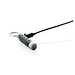 Globix USB Schlüsselanhänger-Taschenlampe aus RCS rABS, schwarz