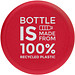 H2O Active® Eco Base 650 ml Sportflasche mit Drehdeckel, rot/ rot
