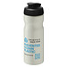 H2O Active® Eco Base 650 ml Sportflasche mit Klappdeckel, elfenbeinweiß/ schwarz
