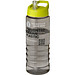 H2O Active® Eco Treble 750 ml Sportflasche mit Stülpdeckel & Trinktülle, kohle, limone