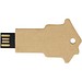 Haus USB-Stick 2.0 aus recyceltem Papier, Kraftpapier, 128GB