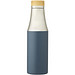 Hulan 540 ml Kupfer-Vakuum Isolierflasche mit Bambusdeckel, eisblau
