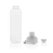Impact auslaufsichere Wasserflasche aus RCS recyc. PET 600ml, weiß