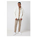 Iqoniq Diran Fleecejacke aus recyceltem Polyesterflor, neutral, XXXL