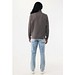 IQONIQ Elgon Quarter-Zip-Sweater aus rec. Baumwolle, anthrazit, L
