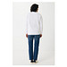 Iqoniq Etosha Lightweight Sweater aus recycelter Baumwolle, weiß, L