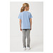 Iqoniq Koli Kids T-Shirt aus recycelter Baumwolle, sky blue, 9-10 y