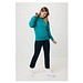 Iqoniq Kruger Relax-Rundhals-Sweater aus recycelt. Baumwolle, verdigris, XL