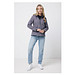 Iqoniq Makalu Damen Softshelljacke aus recyceltem Polyester, vulcano heather grey, XXL