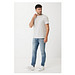 Iqoniq Sierra Lightweight T-Shirt aus recycelter Baumwolle, ungefärbte helles Grau, 4XL