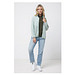 Iqoniq Talung Mikrofleece Jacke aus recyceltem Polyester, Iceberg green, L