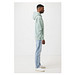 Iqoniq Yoho Relax-Hoodie aus recycelter Baumwolle, Iceberg green, XS