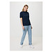 Iqoniq Yosemite Piqué-Poloshirt aus recycelter Baumwolle, navy blau, XL