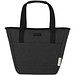 Joey GRS-recycelte Canvas-Lunch-Kühltasche 6 L für 9 Dosen, schwarz
