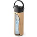 LAVER. Thermosflasche aus Bambus, Edelstahl und PP 440 ml, Schwarz