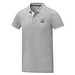 Morgan Polo für Herren, zweifarbig, heather grau, S