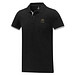 Morgan Polo für Herren, zweifarbig, schwarz, S