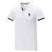 Morgan Polo für Herren, zweifarbig, weiss, XXL