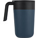 Nordia 400 ml doppelwandiger Becher aus Recyclingmaterial, dunkelblau