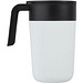 Nordia 400 ml doppelwandiger Becher aus Recyclingmaterial, weiß