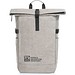 Notebook-Rucksack CIRCLE L, hellgrau meliert