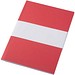 Novella Austen A5 Softcover Notizbuch aus Recyclingmaterial – 50 Blatt, rot