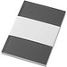 Novella Austen A6 Softcover Notizbuch aus Recyclingmaterial – 100 Blatt, kohle