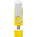 OTG Rotate USB Typ-C Stick, gelb, 8GB